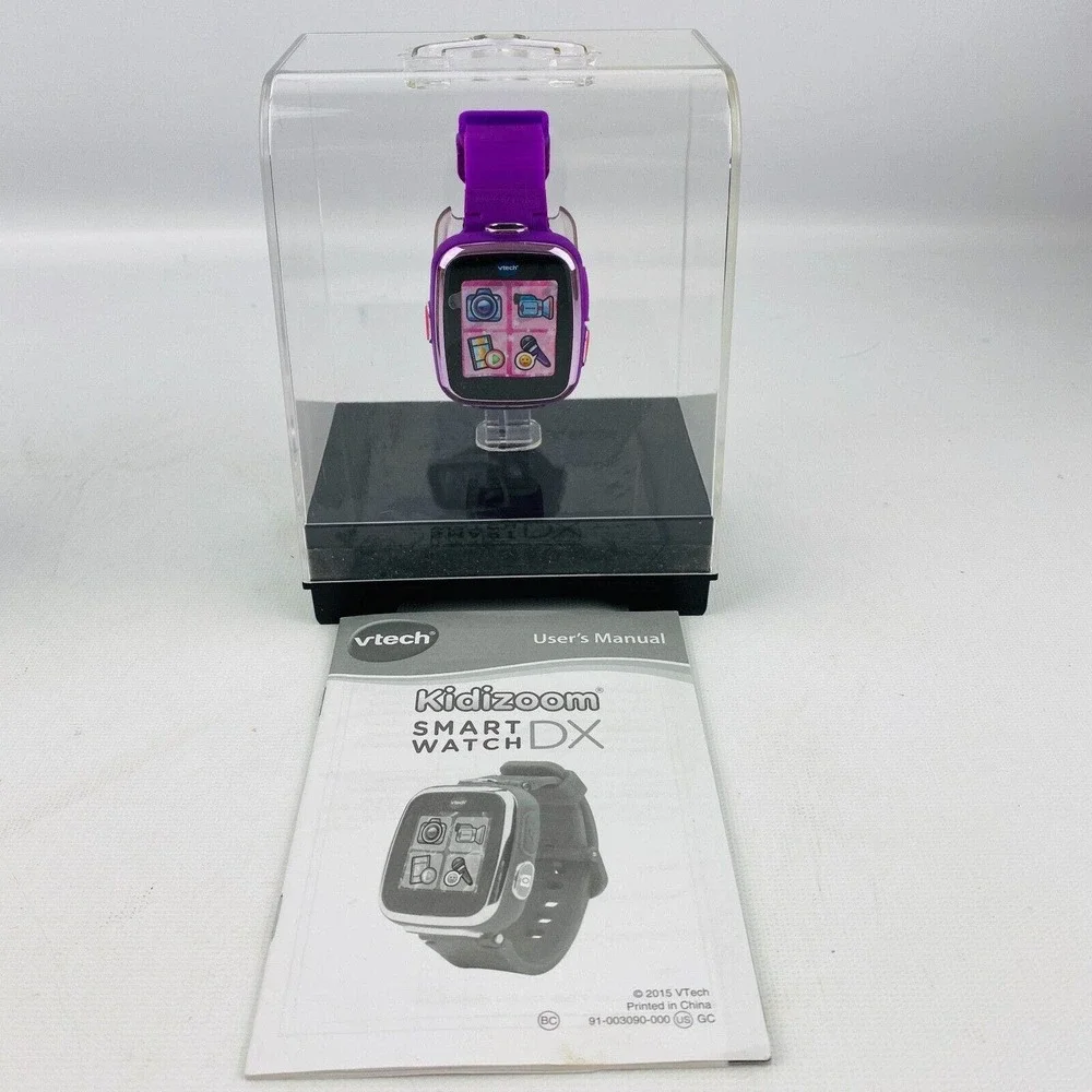 Vtech Kidizoom Kids Smartwatch DX Pink Touch Screen Rechargeable Model 80-171650